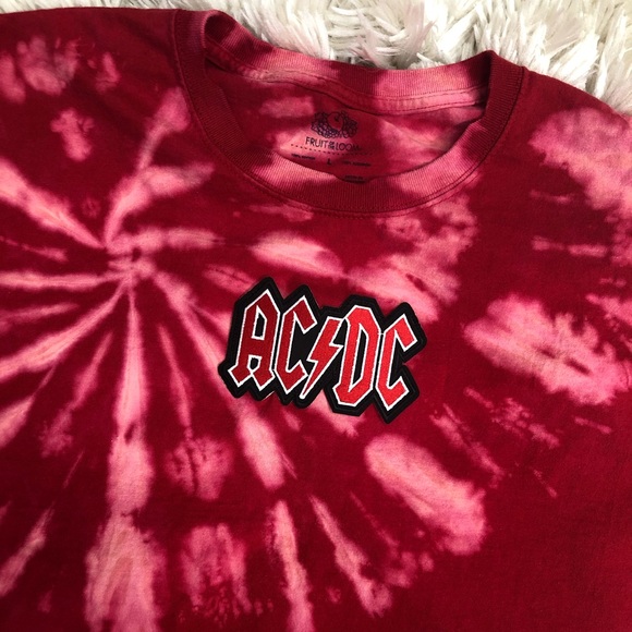 AC/DC Dyed custom tee - Picture 1 of 4